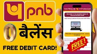 PNB Zero Balance Account 2024 | How to Open PNB Zero Balance Account | PNB BSBD Account #pnb