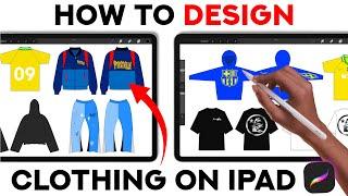 HOW TO DESIGN CLOTHING MOCKUPS ON IPAD FOR YOUR BRAND [2024 PROCREATE TUTORIAL]