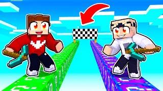 MINECRAFT LUCKY BLOCK RACE CHALLENGE!