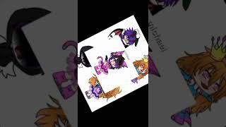 Gacha cringy afton VS my aftons (old trend) #gacha #afton #theaftons #aftonsfamily #gachalife