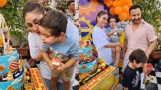 Kareena Kapoor Khan,Karishma Kapoor Celebrate Son Jeh Ali Khan's grand Birthday Bash with Family