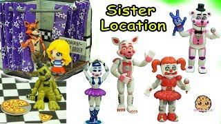 Five Nights A Freddy's Sister Location Funko Vinyl Ballora, Baby,  Funtime Foxy  Set