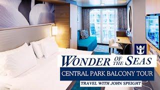 Royal Caribbean's Wonder Of The Seas Central Park Balcony Cabin Tour & Central Park Review 14211