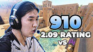 The MongolZ 910 (19-7) vs Rare Atom (Anubis) Perfect World Shanghai Major 2024 #CS2 #POV