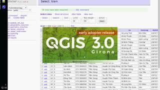 Import Spatial Excel Data to PostgreSQL (PostGIS) and display on QGIS (method 1)