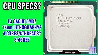 Understanding CPU Specs - CPU Specs Guide for Beginners