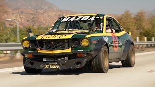 600WHP From a 3 ROTOR Mazda RX-3 With a MASSIVE TURBO is INSANE!