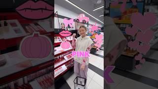 SEPHORA CHALLENGE: I CAN ONLY BUY PINK STUFF! #skincare #makeup #sephora