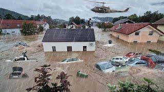 Flash Flood Emergency in Balkans! Scary Flooding hits Slovenia and Austria