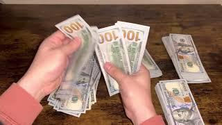 [ASMR] COUNTING MONEY | $30,000 DOLLARS FOR MOTIVATION & MANIFESTATION | *NO TALKING* 