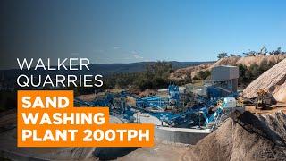 Walker Quarries 200tph Sand Washing Plant - Technical Overview - CDE Projects