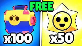 How To Get FREE Mega Boxes & Starr Drops FAST in Brawl Stars!