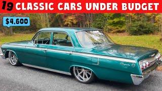 Timeless Classics: 22 Affordable Vintage Cars for Sale at Budget-Friendly Prices!