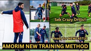 Amorim Final Man United Training for Newcastle: Rashford,Yoro, Amad, Mazraoui, Mount injury news