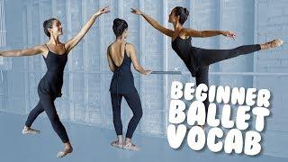 Learn Basic Ballet Vocab with Demonstration for Beginners I @trainwithkendall