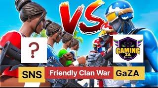 3v3 Friendly Clan War With SNS Clan ll Fortnite clan war