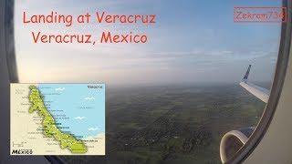 Landing at the Veracruz International Airport in the morning at 1080p