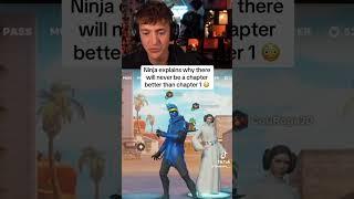 Ninja says there will never be a chapter better than chapter 1 #trending #recommended #viralvideo