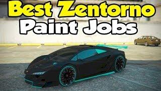 GTA 5 Online - Best "Pegassi Zentorno" Paint Jobs! [Touch Up Tuesday]