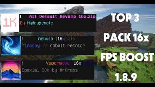 TOP 3 PACK 16x FPS BOOST 1.8.9 (3FMC BEDWARS) | zGaonx232