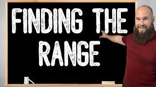 How To Find The Range Of A Data Set | Finding The Range In Data