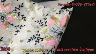 viscose georgette fabric by jass creation