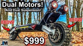 Circooter Raptor Pro Dual Motor Electric Scooter Review [] 20ah Battery and dual suspension!