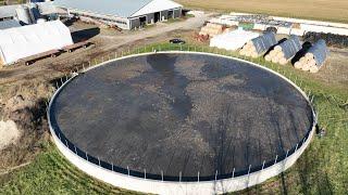 CANADIAN FARMER - PUMP before it FREEZES Lowering  manure lagoon as late as possible before freezing