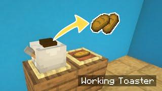 Minecraft: How to make a working Toaster