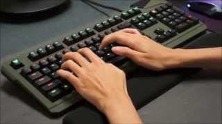 Max Keyboard Durandal G1NL Cherry MX Blue O-Rings Sound and Typing Speed Comparison