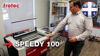 Speedy 100 | machine à graver laser | Trotec