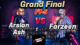 FT-5 Grand Final War: Arslan Ash vs Farzeen - Baaz Fight Night 2 | Tekken 8 Highlights #tekken8