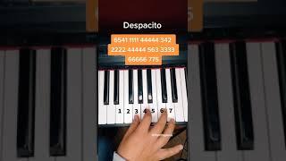 Despacito piano tutorial