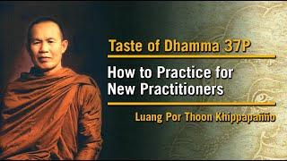 How to Practice for New Practitioners (37P) | Taste of Dhamma | Luang Por Thoon