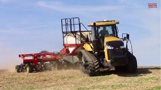 CHALLENGER MT 775E Tractor & Sunflower 9830NT Air Drill