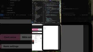 Building React Native side modal/menu for Pencil Bible #shorts