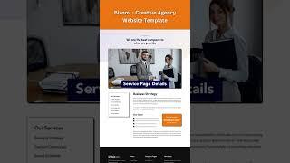 Biznov   Creative Agency Website Template #webflowtemplate #webflow #htmllib