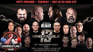 CAN/AM Connection Armwrestling Show - Dec 10, 2024 - KOTT PREVIEW