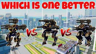 WR Phantom VS Blitz VS Griffin Ultimate Robots Comparison |WAR ROBOTS|