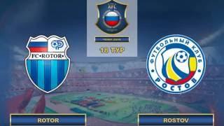 AFL. Russia. Premier League. 18 Tour. Rotor-Rostov