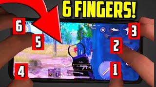 SIX FINGER claw handcam on PHONE! | PUBG Mobile