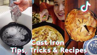 14 Cast Iron Tips, Tricks & Recipes to Make the Most of Your Skillet | TikTok Compilation