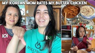 Korean Mom cooks butter chicken 