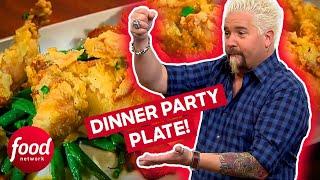 Chefs Rush To Create The Perfect Dinner Party Plates! | Guy's Grocery Games