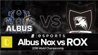 Highlights: ANX vs ROX (Worlds 2016 Day 5)