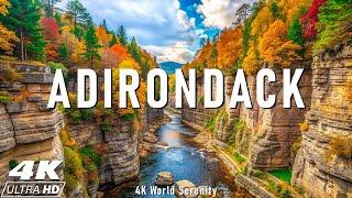 Adirondack Park Autumn 4K Ultra HD • Stunning Fall Colors, Scenic Relaxation Film with Calming Music