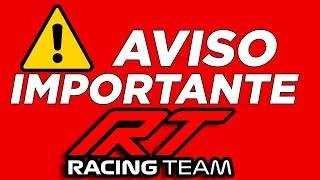  ¡AVISO IMPORTANTE de RACING TEAM! 