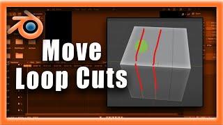 Blender Tutorial: How To Move Loop Cuts In Blender