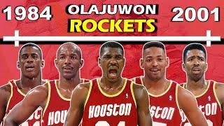 Timeline of OLAJUWON and HOUSTON ROCKETS' CHAMPIONSHIPS | Rise and Fall