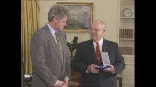 President Clinton Receiving Rotary International Award of Honor (1993)